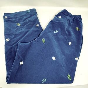 Vintage 70s Susan Bristol embroidered pants size 12